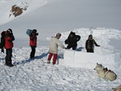 Building igloo for Bbc , image by Nanu Travel